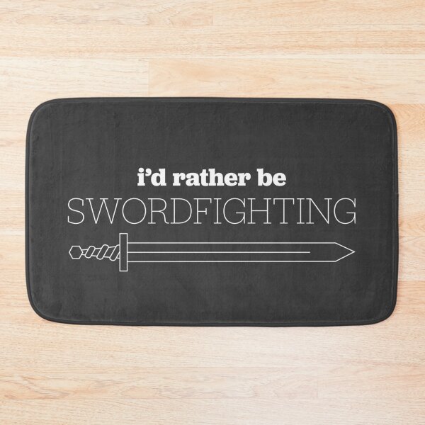 Item preview, I'd Rather Be Swordfighting - White designed and sold by Belegarth.