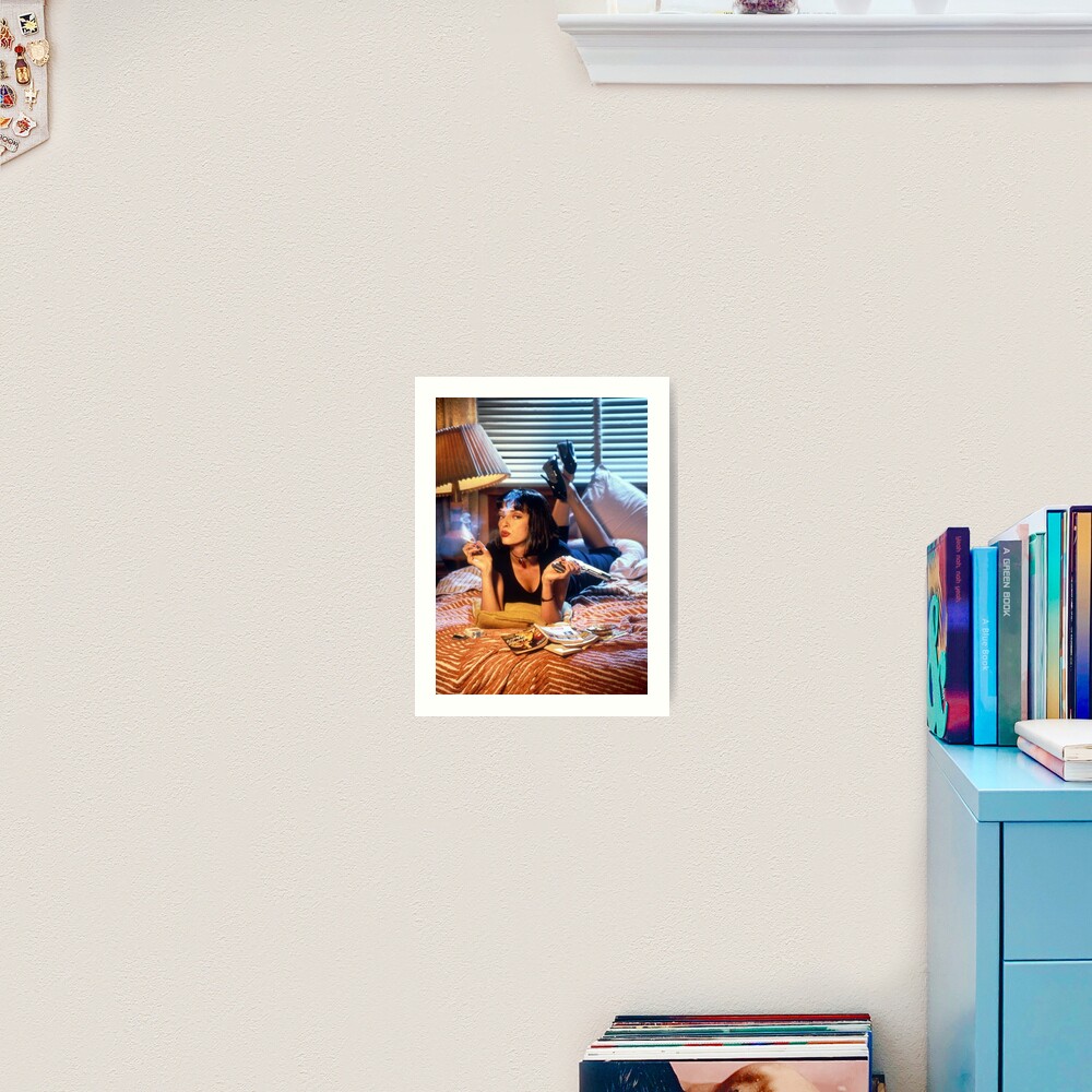 pulp fiction mia wallace - uma thurman Art Print