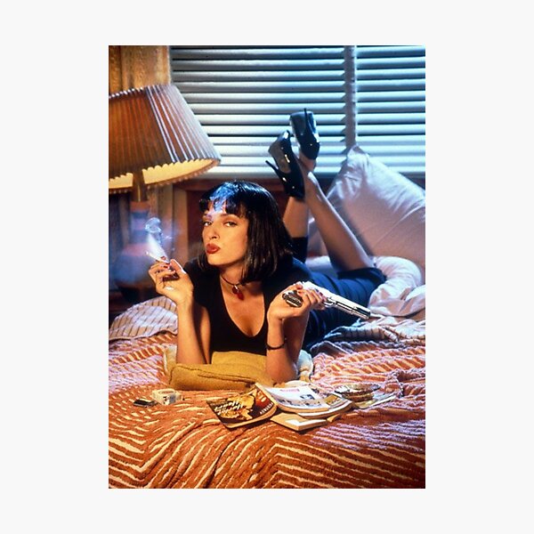 pulp fiction mia wallace - uma thurman Impression photo