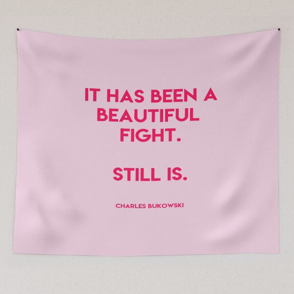 Item preview, Beautiful fight Print designed and sold by Skippingbird.
