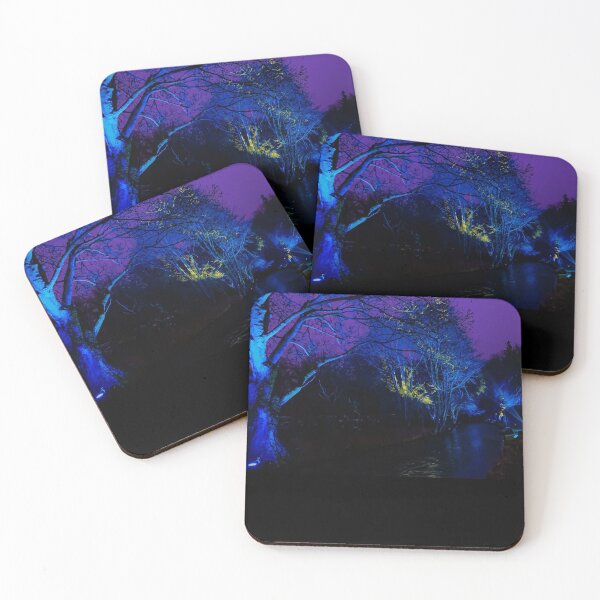Item preview, Trees and Blue Lighting at Night designed and sold by markstones.