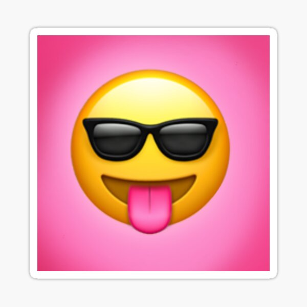Emoji Emoticon Smile Smiley Face Sunglasses Happy 