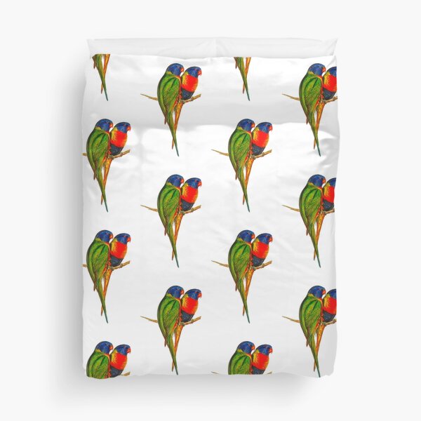 Rainbow Lorikeet Bird Australian Duvet Cover