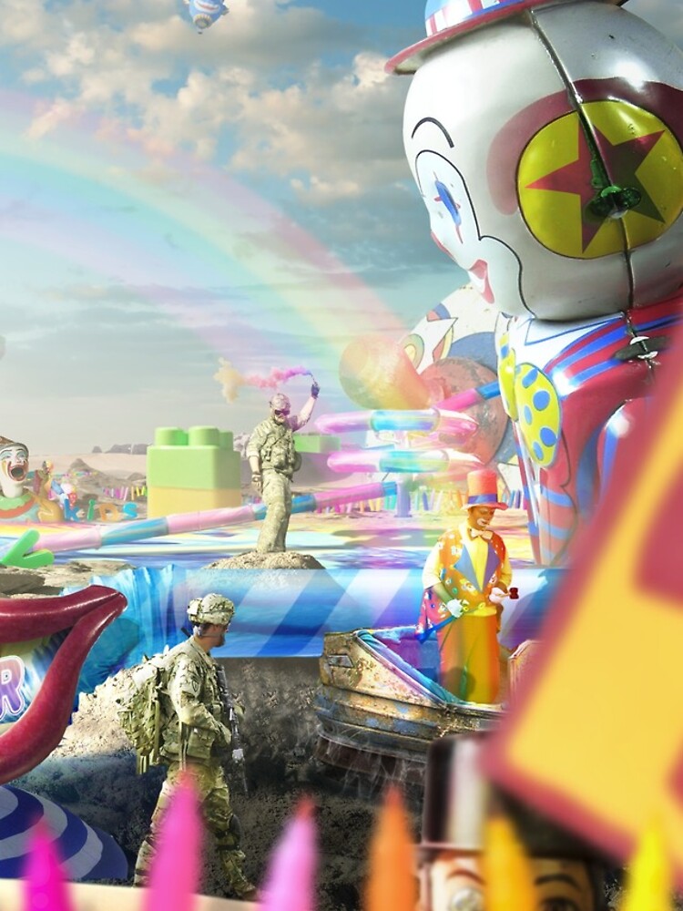 Clown Wasteland - trippy, surreal art by EPMattson