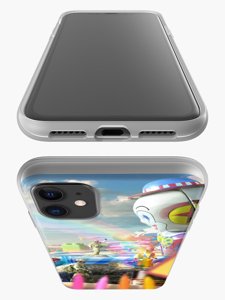 Alternate view of Clown Wasteland - trippy, surreal art iPhone Case