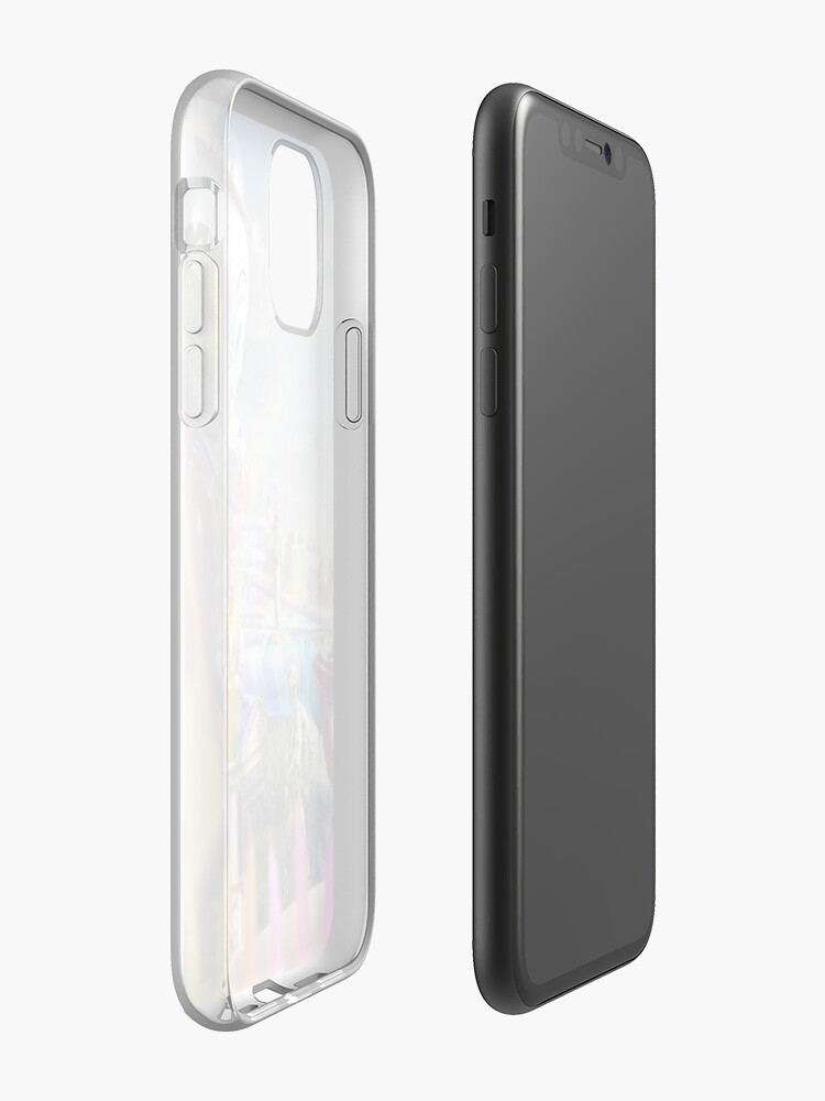 Alternate view of Clown Wasteland - trippy, surreal art iPhone Case