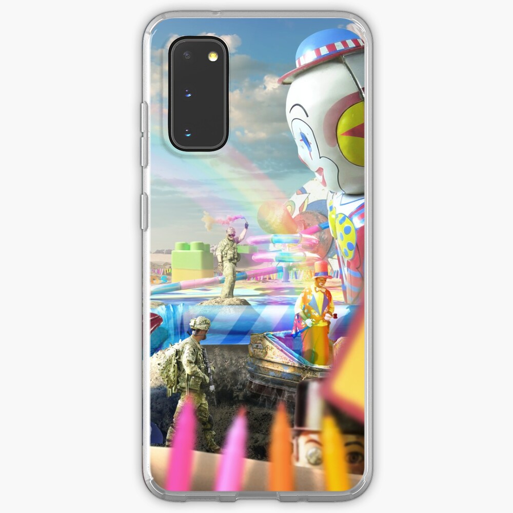 Clown Wasteland - trippy, surreal art Case & Skin for Samsung Galaxy