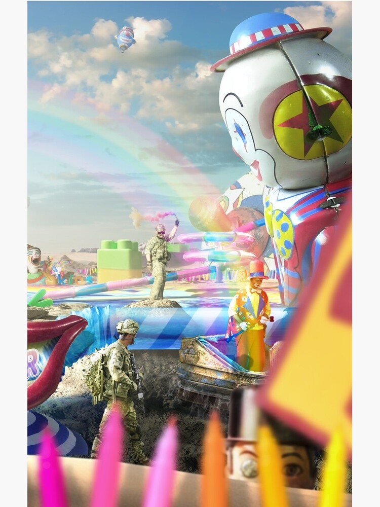 Clown Wasteland - trippy, surreal art by EPMattson