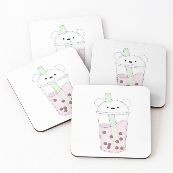 Item preview, Cute ice bear bubble tea! designed and sold by yuliiyadesigns.