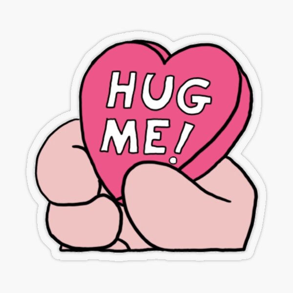 Item preview, candy heart hug me designed and sold by kasonh.