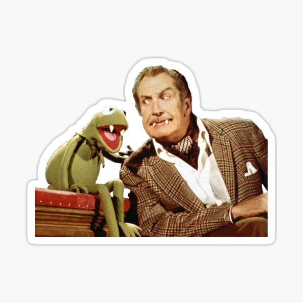 Item preview, Vincent Price & Kermit designed and sold by FlipHorrorshow.