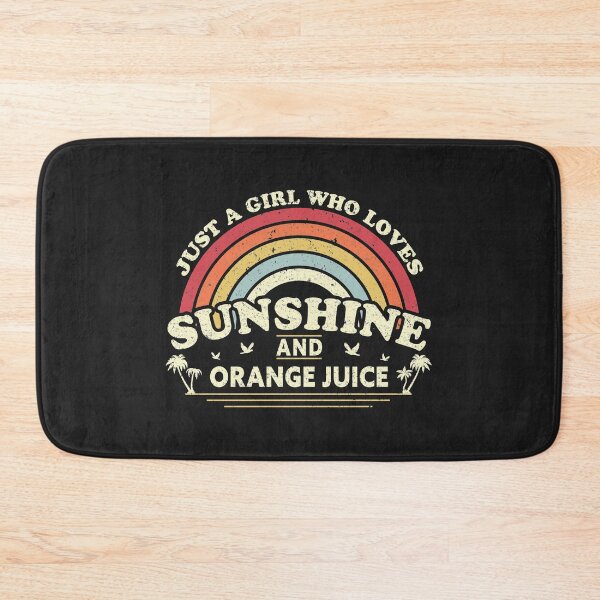 Item preview, Orange Juice product. A Girl Who Loves Sunshine, Orange Juice print designed and sold by PackAPunch.