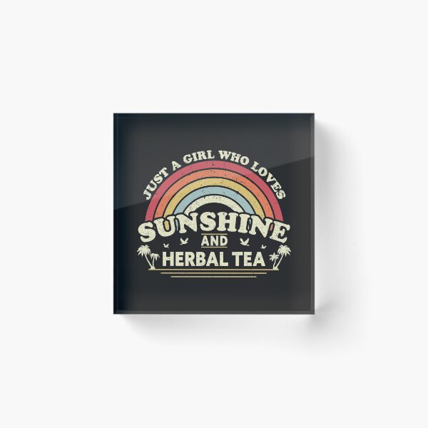 Item preview, Herbal Tea graphic. A Girl Who Loves Sunshine And Herbal Tea design designed and sold by PackAPunch.