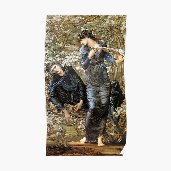The Beguiling of Merlin - Edward Burne-Jones 1872 Poster