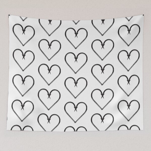 Item preview, Fishing Hooks Heart designed and sold by SaltyTuba.