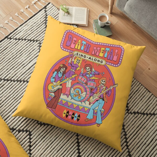 Death Metal Sing-Along Floor Pillow