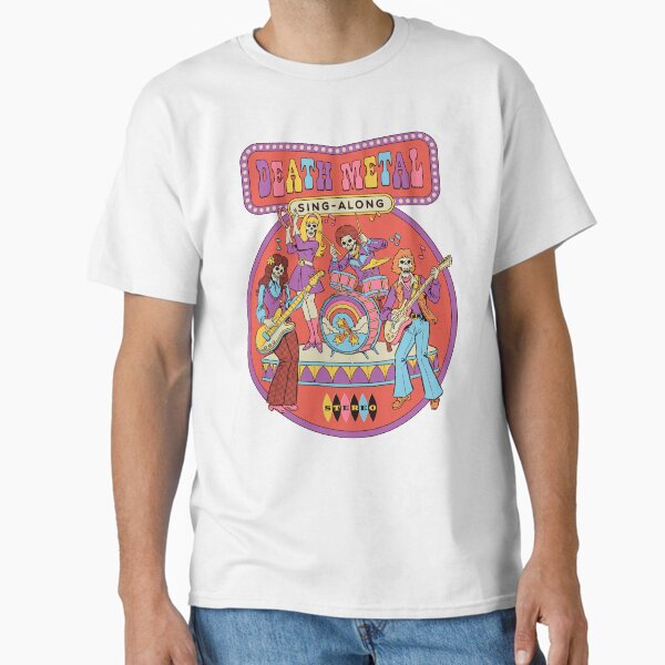 Vista previa del artículo con la obra «Death Metal Sing-Along», diseñado y vendido por Steven Rhodes.