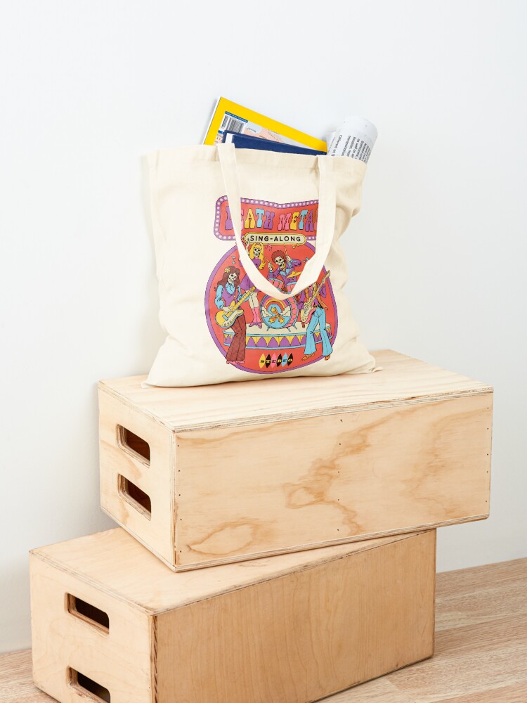 Alternate view of Death Metal Sing-Along Tote Bag