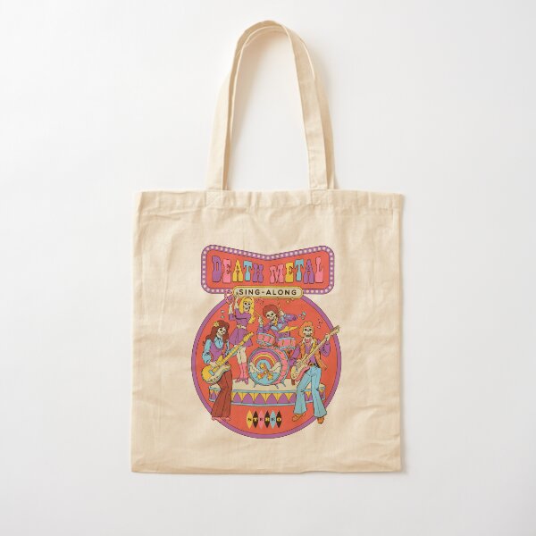 Death Metal Sing-Along Cotton Tote Bag