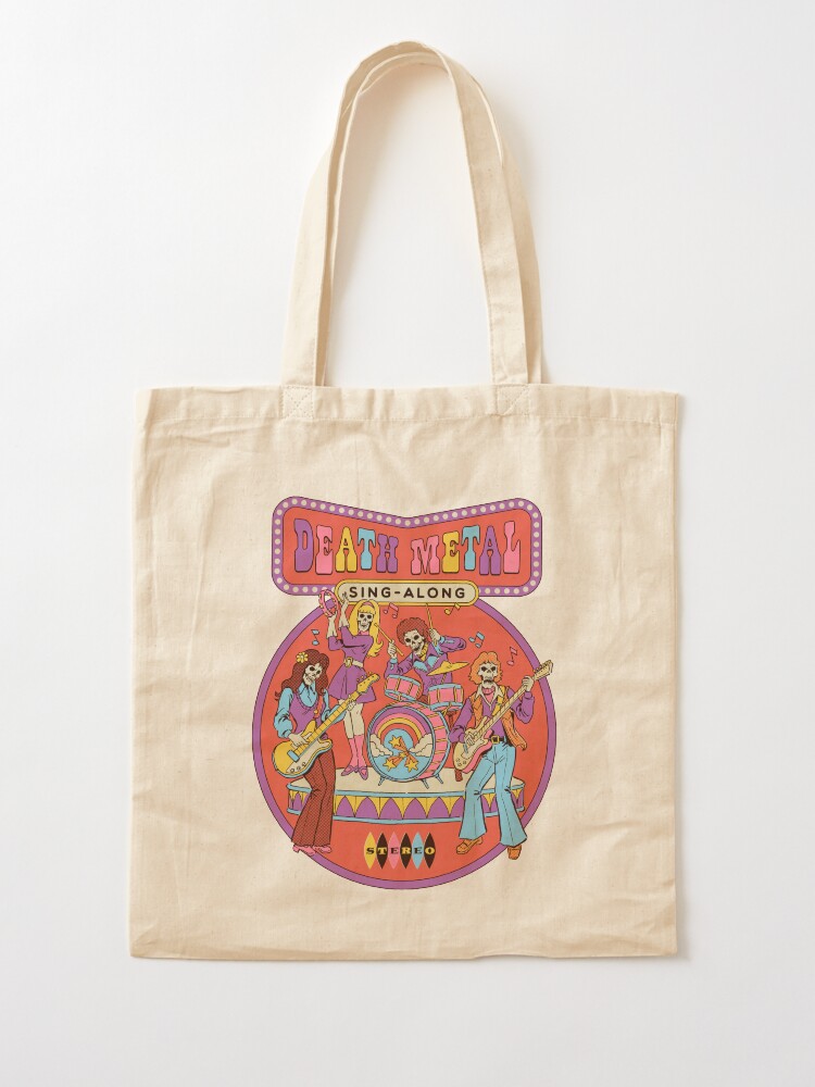 Alternate view of Death Metal Sing-Along Tote Bag