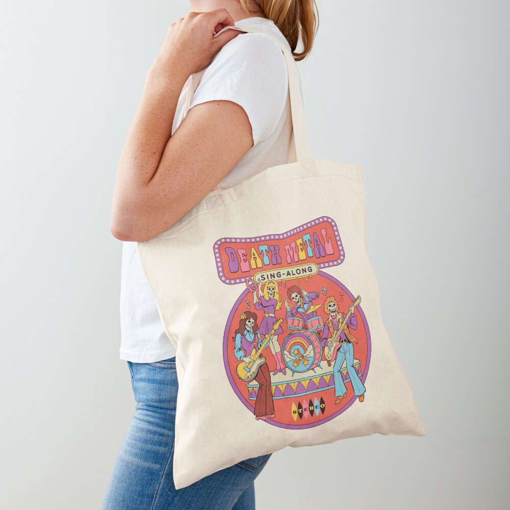 Death Metal Sing-Along Tote Bag