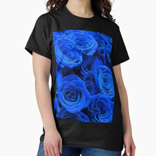 Item preview, Blue Roses, Romantic periwinkle floral photo, royal blue floral bouquet  designed and sold by hollycooper.