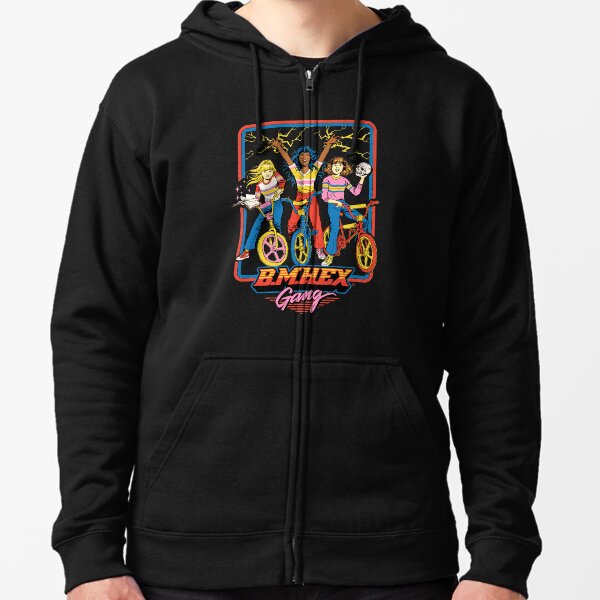 B.M.Hex Gang Zipped Hoodie
