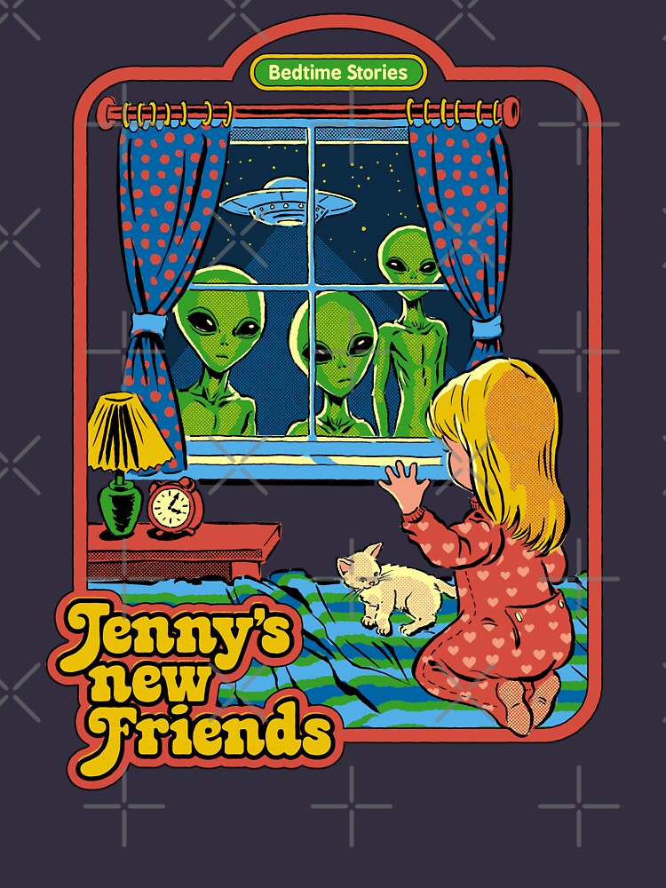Thumbnail 7 of 7, Essential T-Shirt, Jenny's New Friends designed and sold by Steven Rhodes.