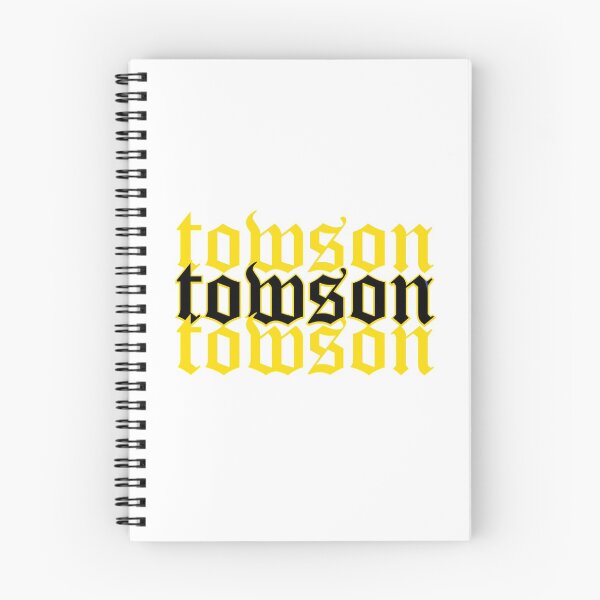 Item preview, Towson University gothic lettering designed and sold by Designed By Rachel.