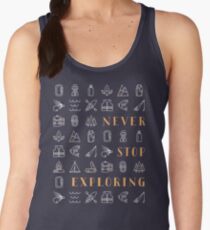 Never Stop Exploring Women's Tank Top