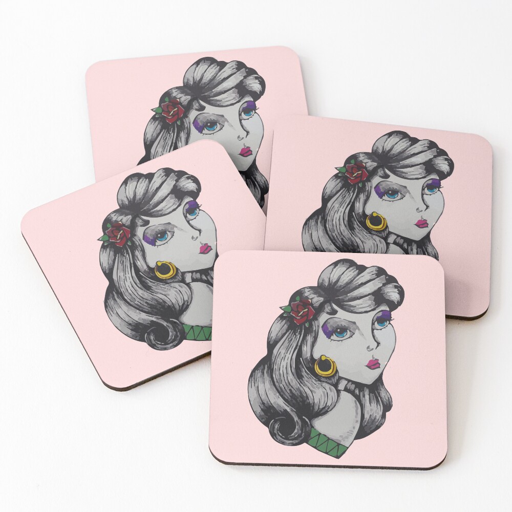 Item preview, Coasters (Set of 4) designed and sold by Inkblack96.