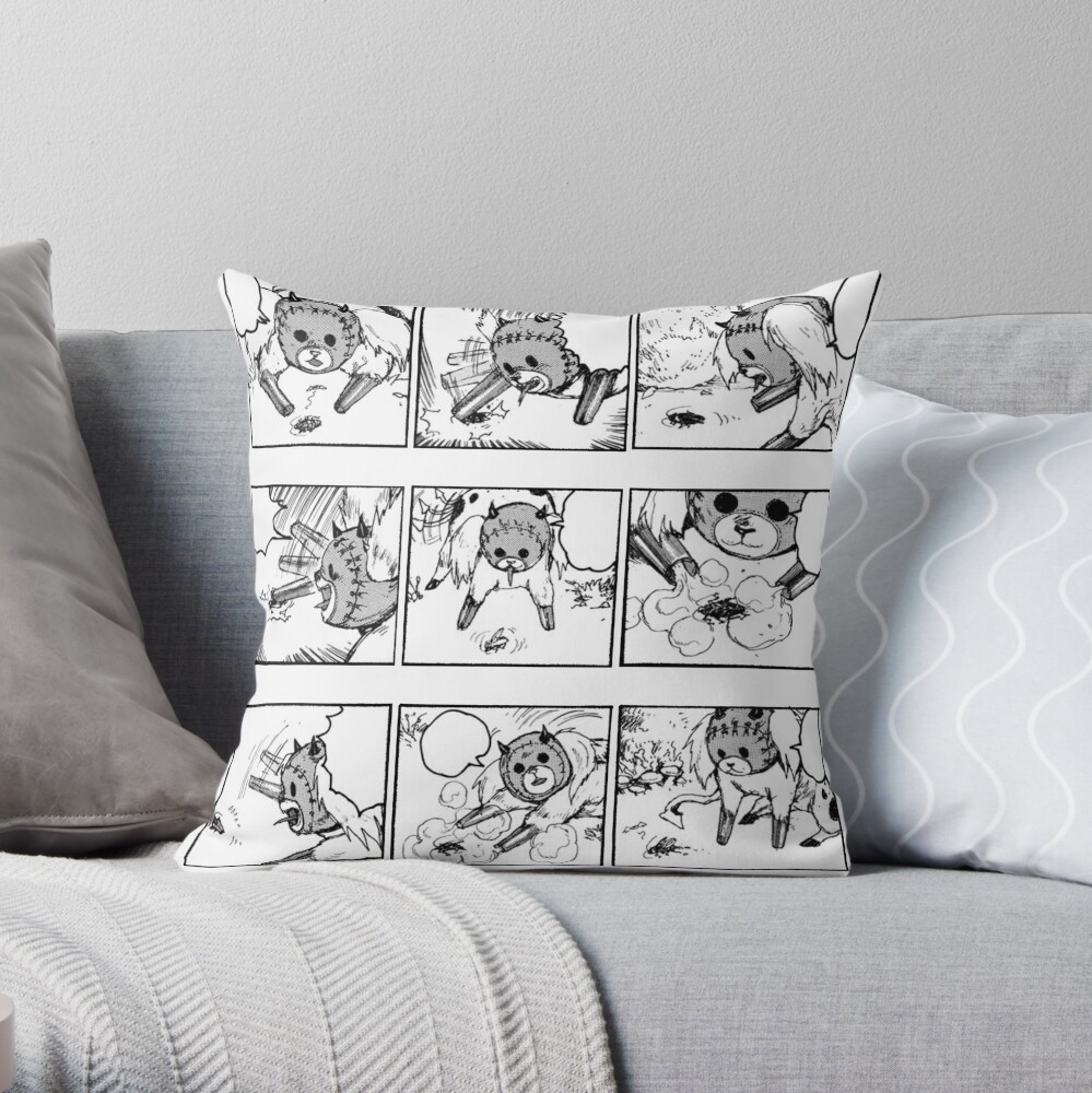 Kikurage Dorohedoro Throw Pillow By Tijan Redbubble