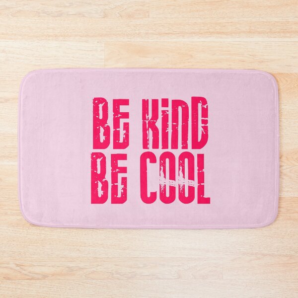 Item preview, Be Kind Be Cool - Bright pink - Print designed and sold by Skippingbird.