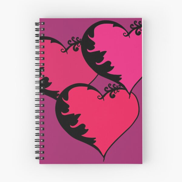 Item preview, Triple Scroll Heart Magenta Background designed and sold by Izzy Clarence.
