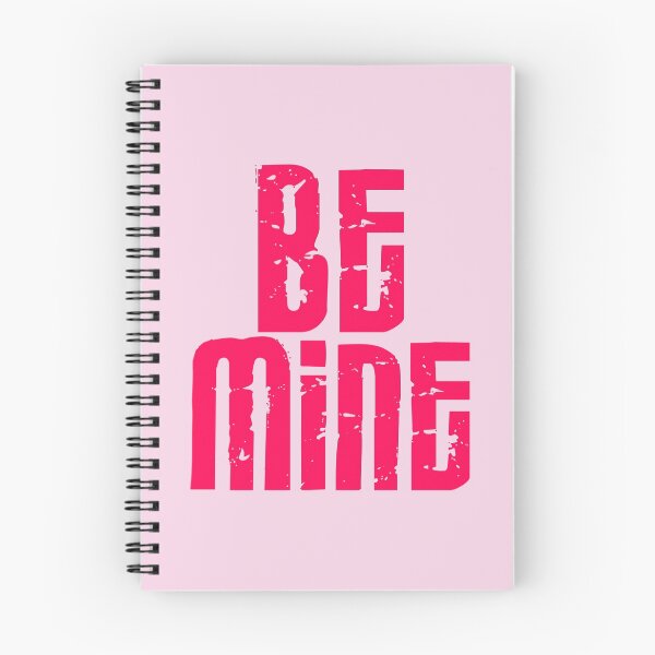 Item preview, Be mine - Bright pink - Print designed and sold by Skippingbird.
