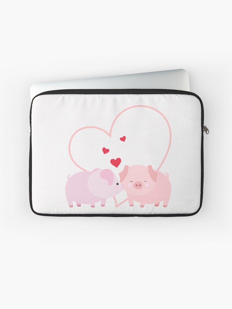Cute Pig Laptop Sleeves 12 Inch, Pink Faux Leather Cover Case for Women  Girls, Compatible with MacBo…See more Cute Pig Laptop Sleeves 12 Inch, Pink