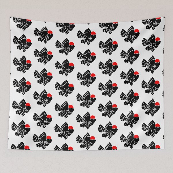 Item preview, Oranda Black Red Cap Goldfish Logo 20 B designed and sold by Nosnah.