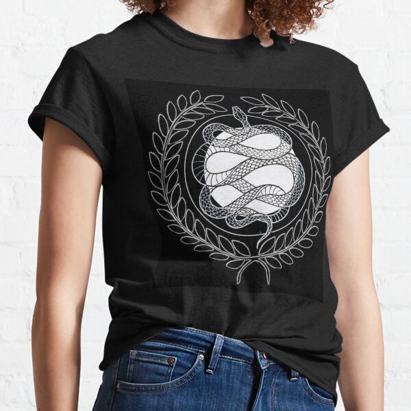 Black and White Snake Classic T-Shirt
