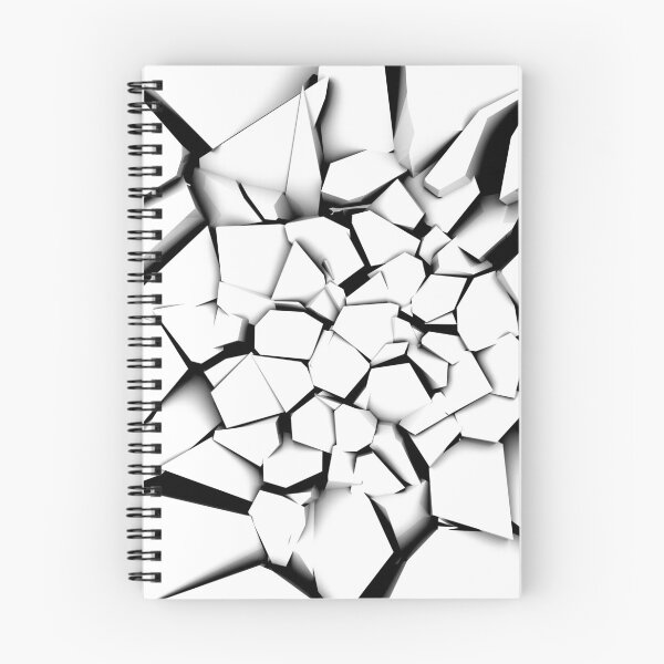 Item preview, Shattered Abstract (white/black) designed and sold by hyproinc.