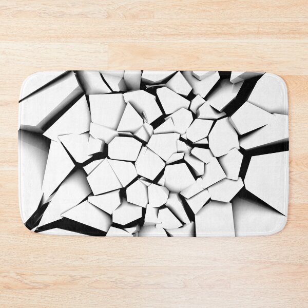 Item preview, Shattered Abstract (white/black) designed and sold by hyproinc.