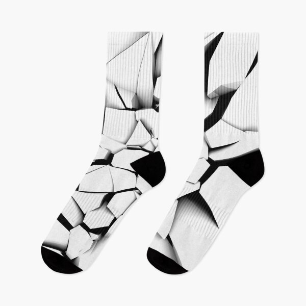 Item preview, Shattered Abstract (white/black) designed and sold by hyproinc.