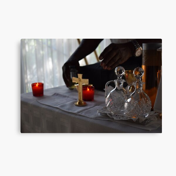 Preparing For The Sacrament Canvas Print