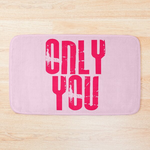 Item preview, Only you - Bright pink - Print designed and sold by Skippingbird.