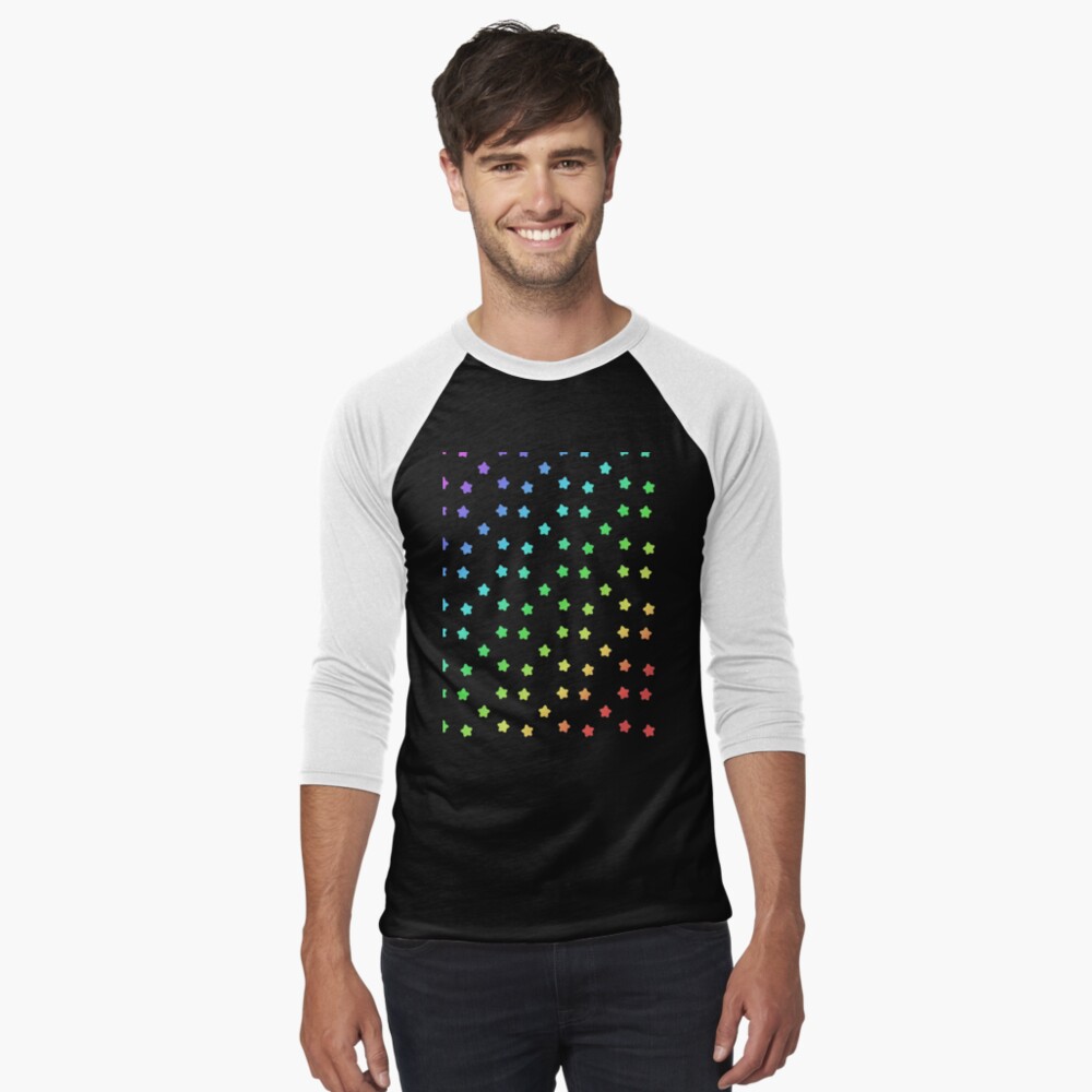 Vista previa del artículo con la obra «Camiseta ¾ estilo béisbol», diseñado y vendido por BiscuitSnack.