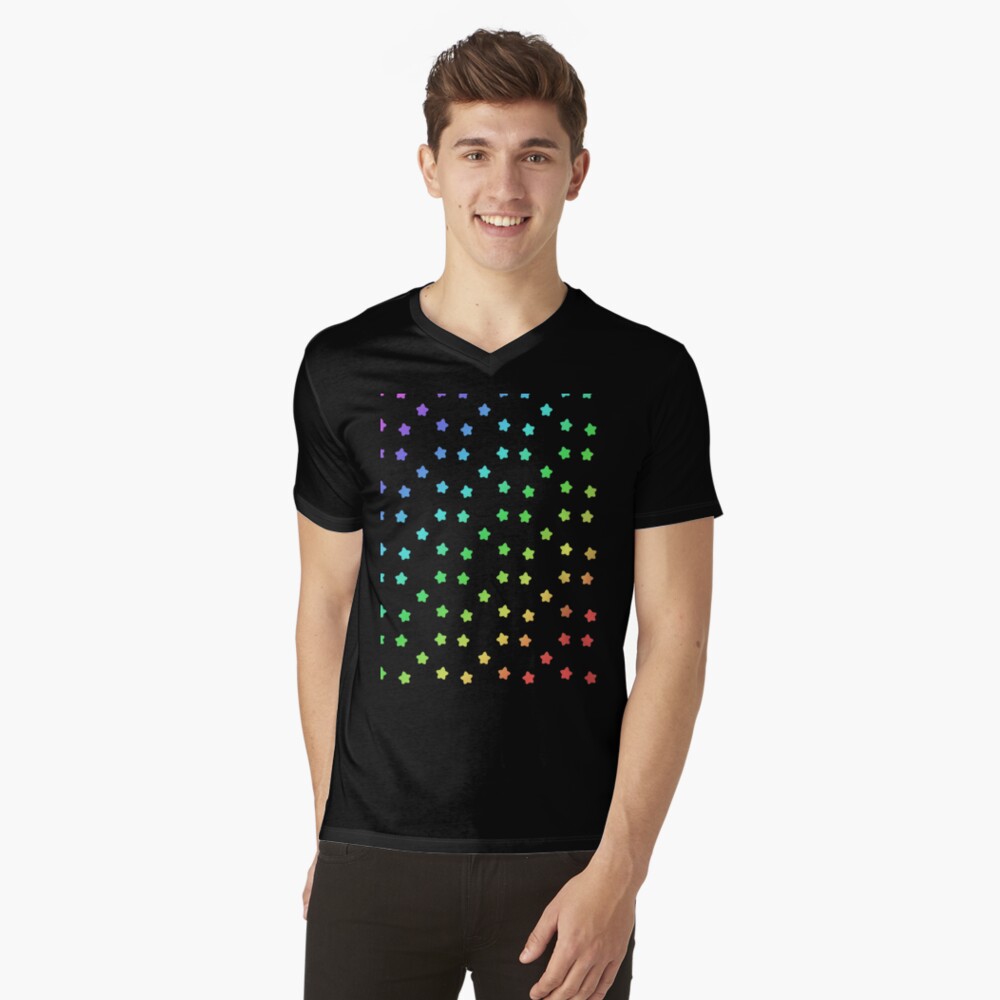 Vista previa del artículo con la obra «Camiseta de cuello en V», diseñado y vendido por BiscuitSnack.