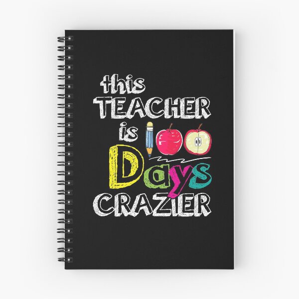 Item preview, This Teacher Is 100 Days Crazier - Student School Teacher's Gift designed and sold by Dressed For  Duty.