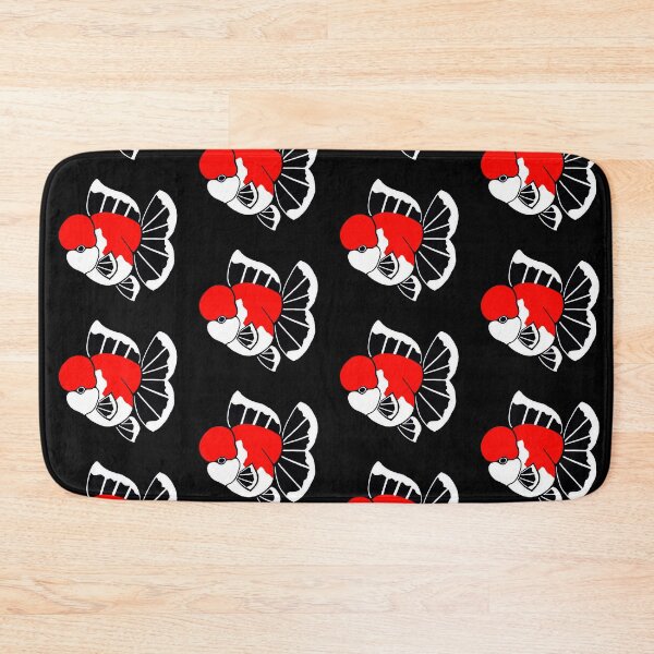 Item preview, Oranda Tri Color Goldfish Logo 20 C in Black background designed and sold by Nosnah.