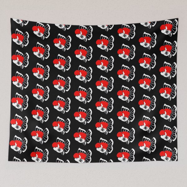 Item preview, Oranda Tri Color Goldfish Logo 20 C in Black background designed and sold by Nosnah.