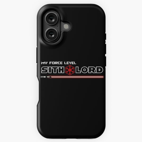 Vista previa del artículo con la obra «Mi nivel de fuerza: Lord Sith», diseñado y vendido por geekomic.