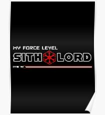 My Force Level: Sith Lord Poster